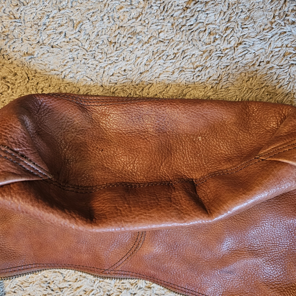 Brown Leather Shoulder Bag - Picture 3 of 5